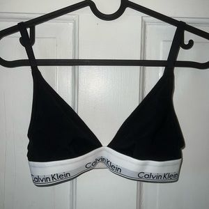 NWOT Calvin Klein black bralette